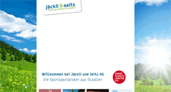 Desktop Screenshot of jaeckli-seitz.ch
